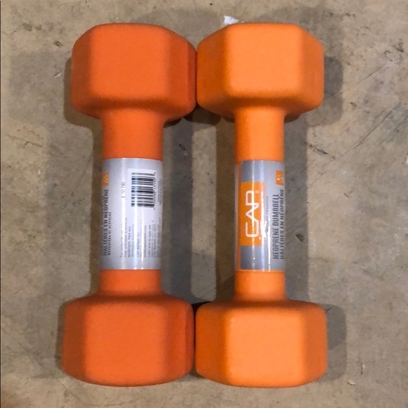 Cap 8 lb dumbbells - Picture 1 of 3